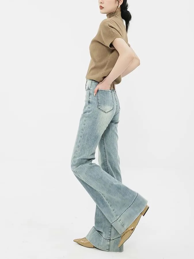 Faded Flare Jeans