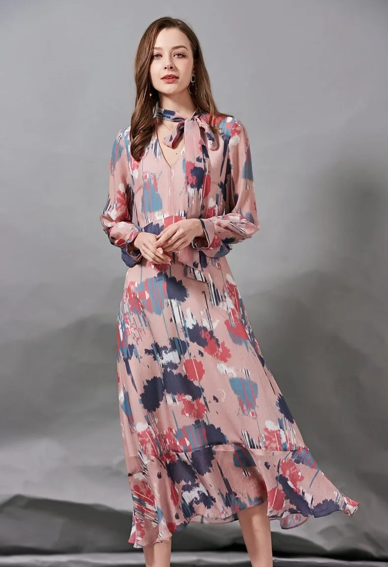 FashionSierra - 100% Silk Women's Runway Dresses