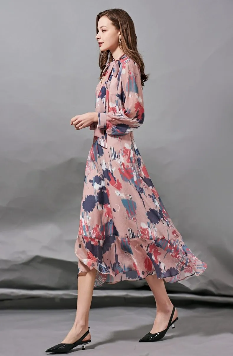 FashionSierra - 100% Silk Women's Runway Dresses