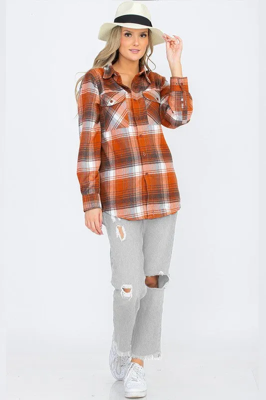 Flannel "Boyfriend Fit"