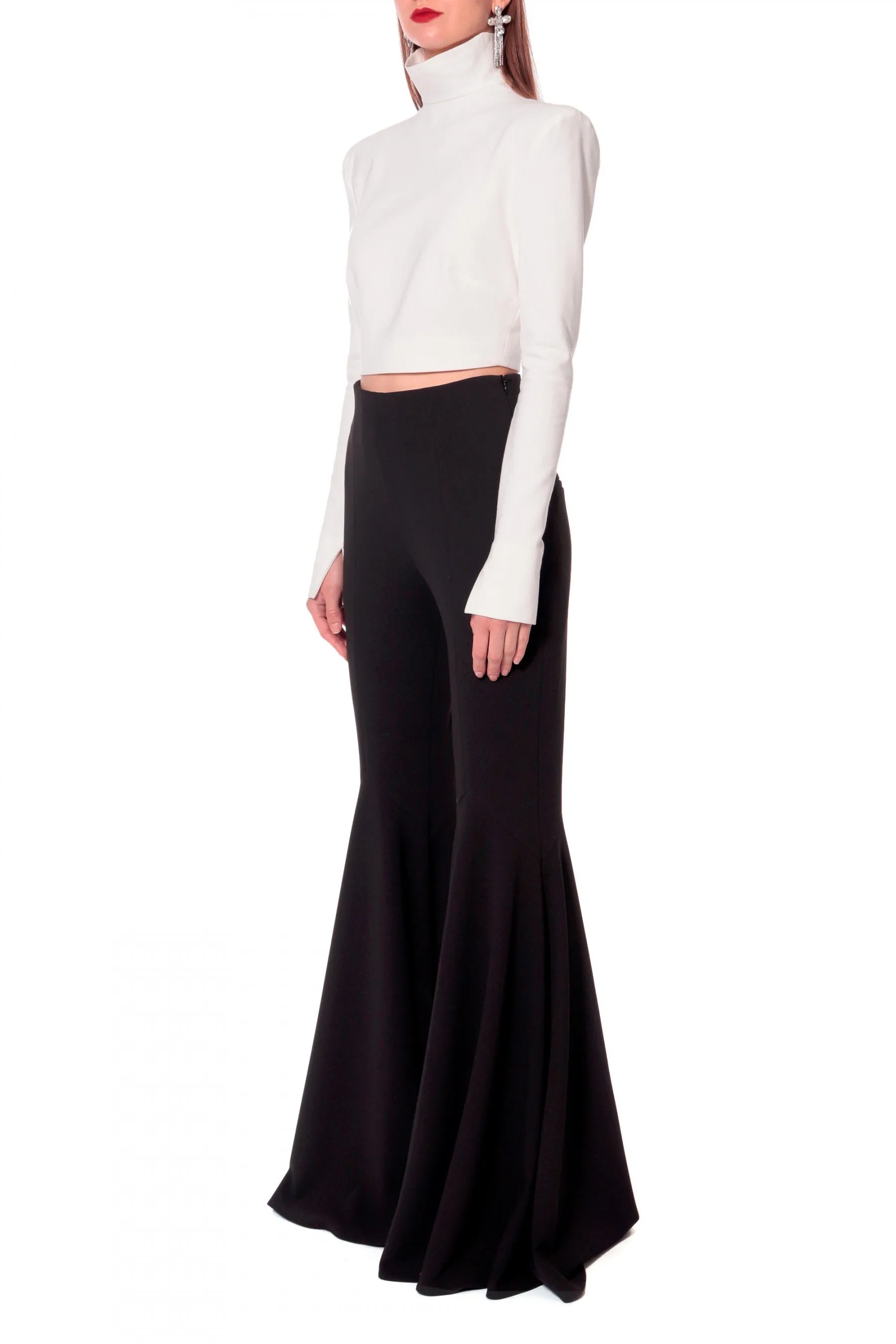 FLARED PANT "CORNELIA" IN BLACK