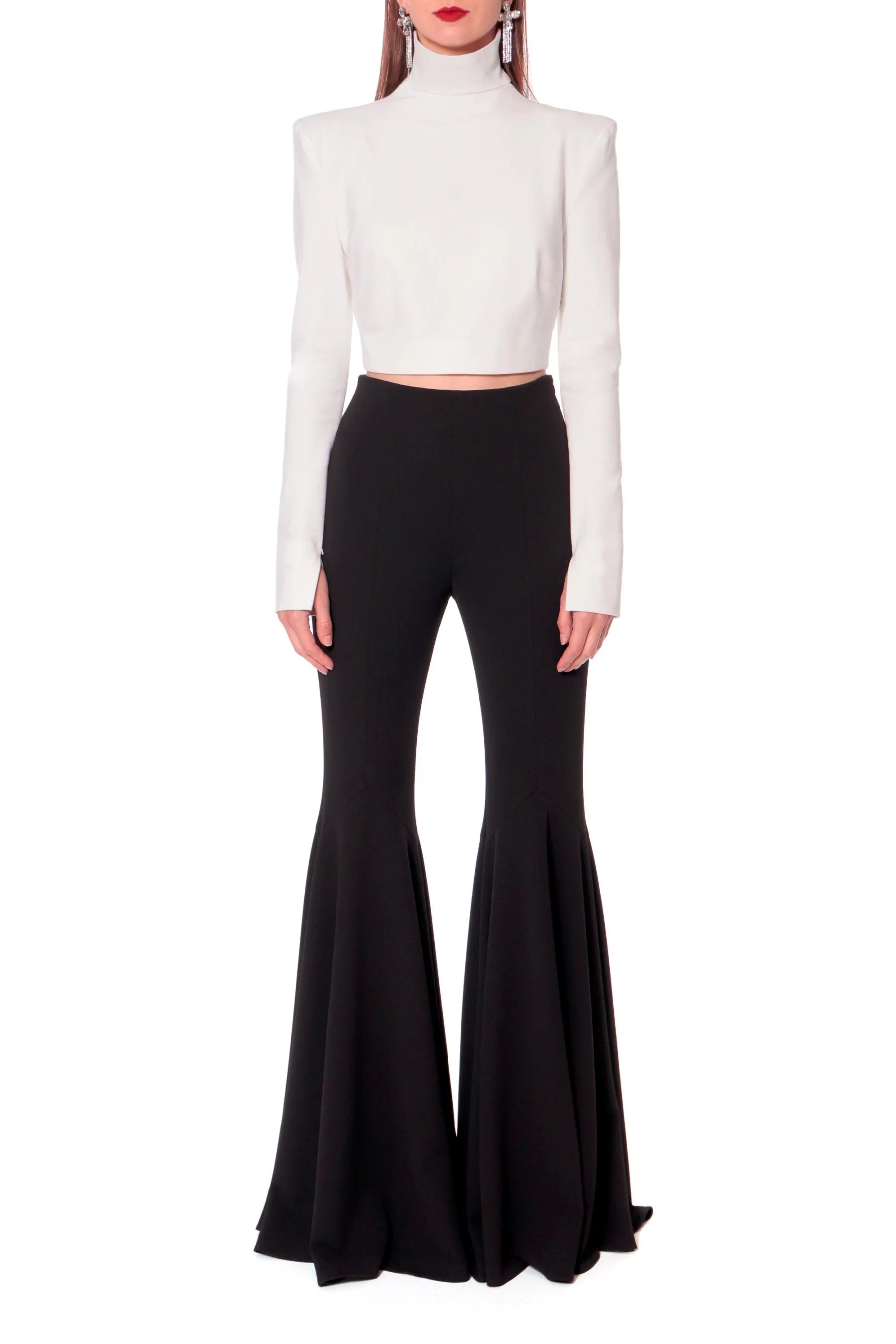 FLARED PANT "CORNELIA" IN BLACK