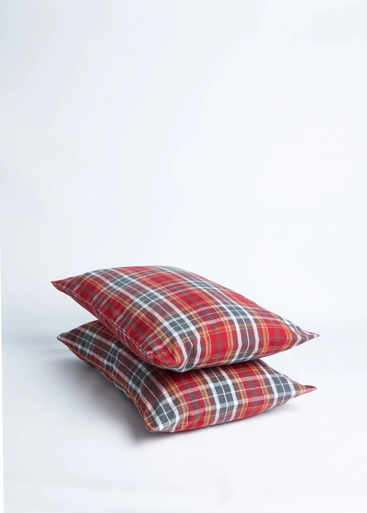 Foxford Tartan Flannel Pillowcase Set