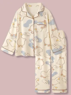 Free Duck Cotton Pajamas