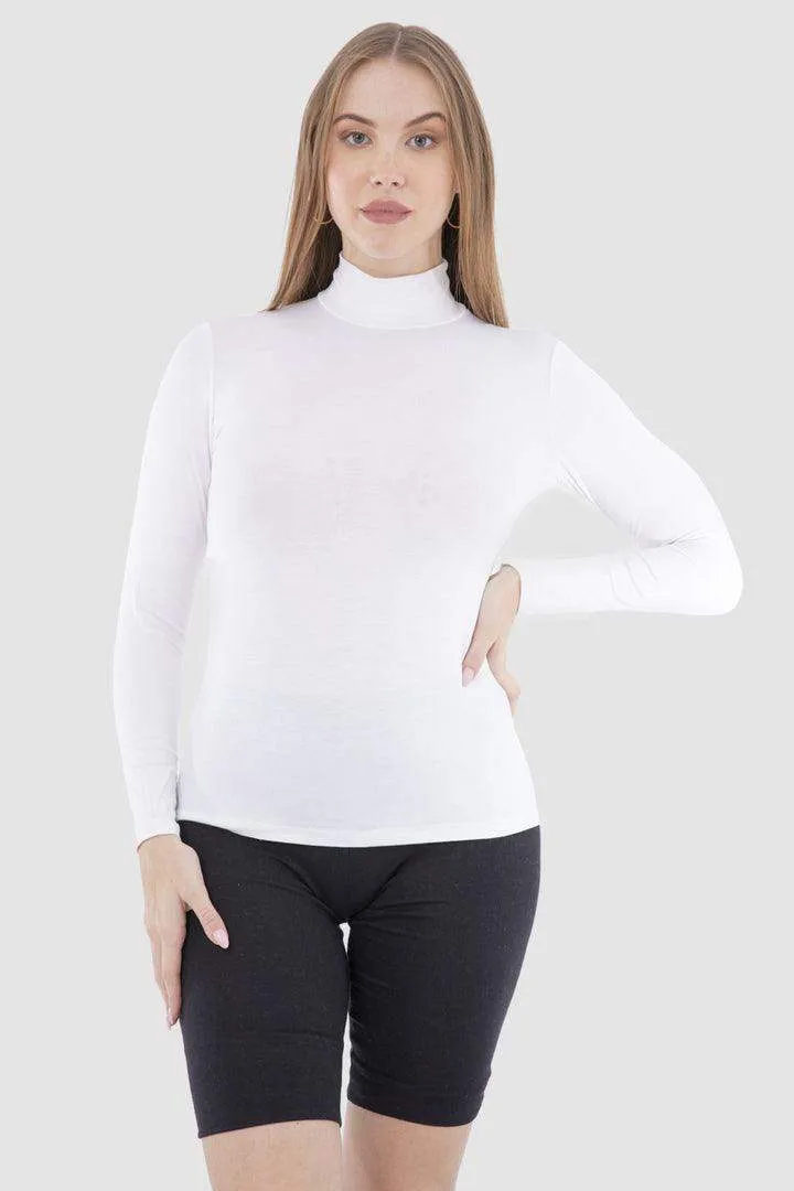 High Neck Long Sleeve Top