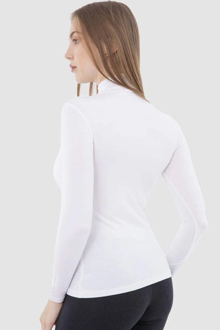 High Neck Long Sleeve Top