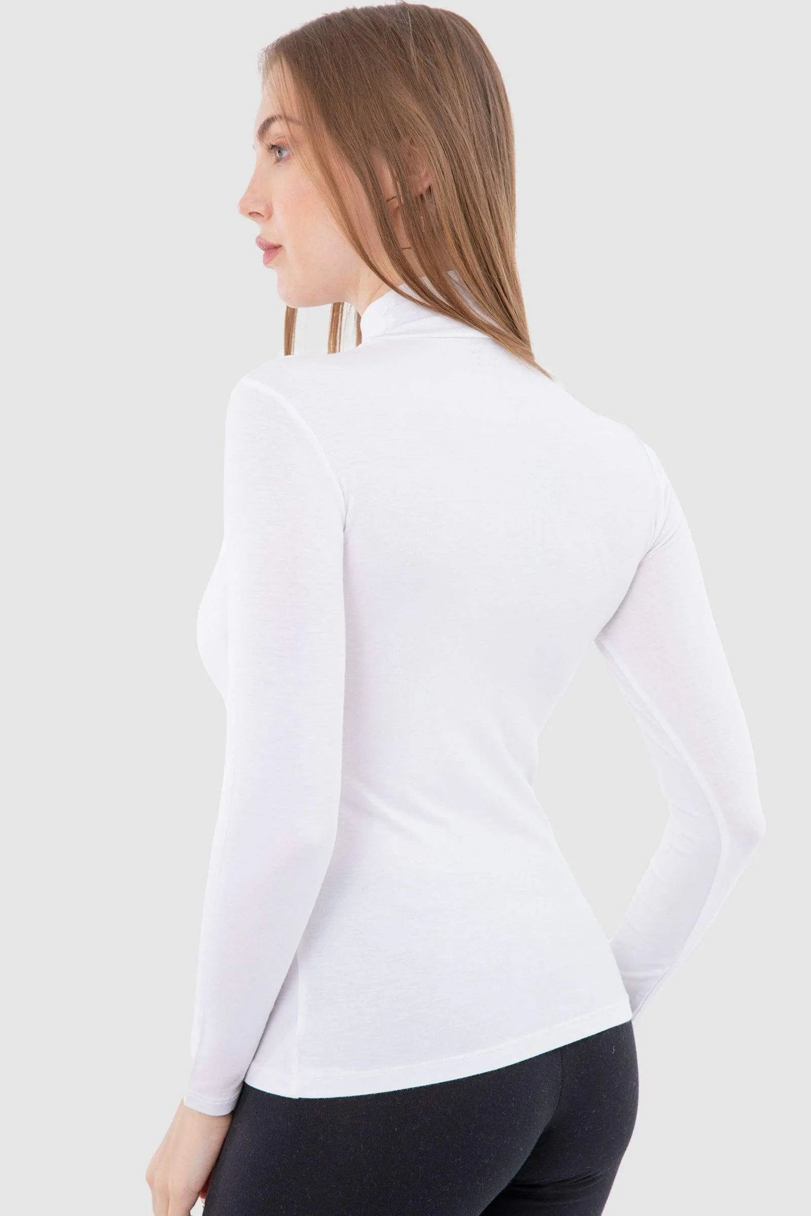 High Neck Long Sleeve Top