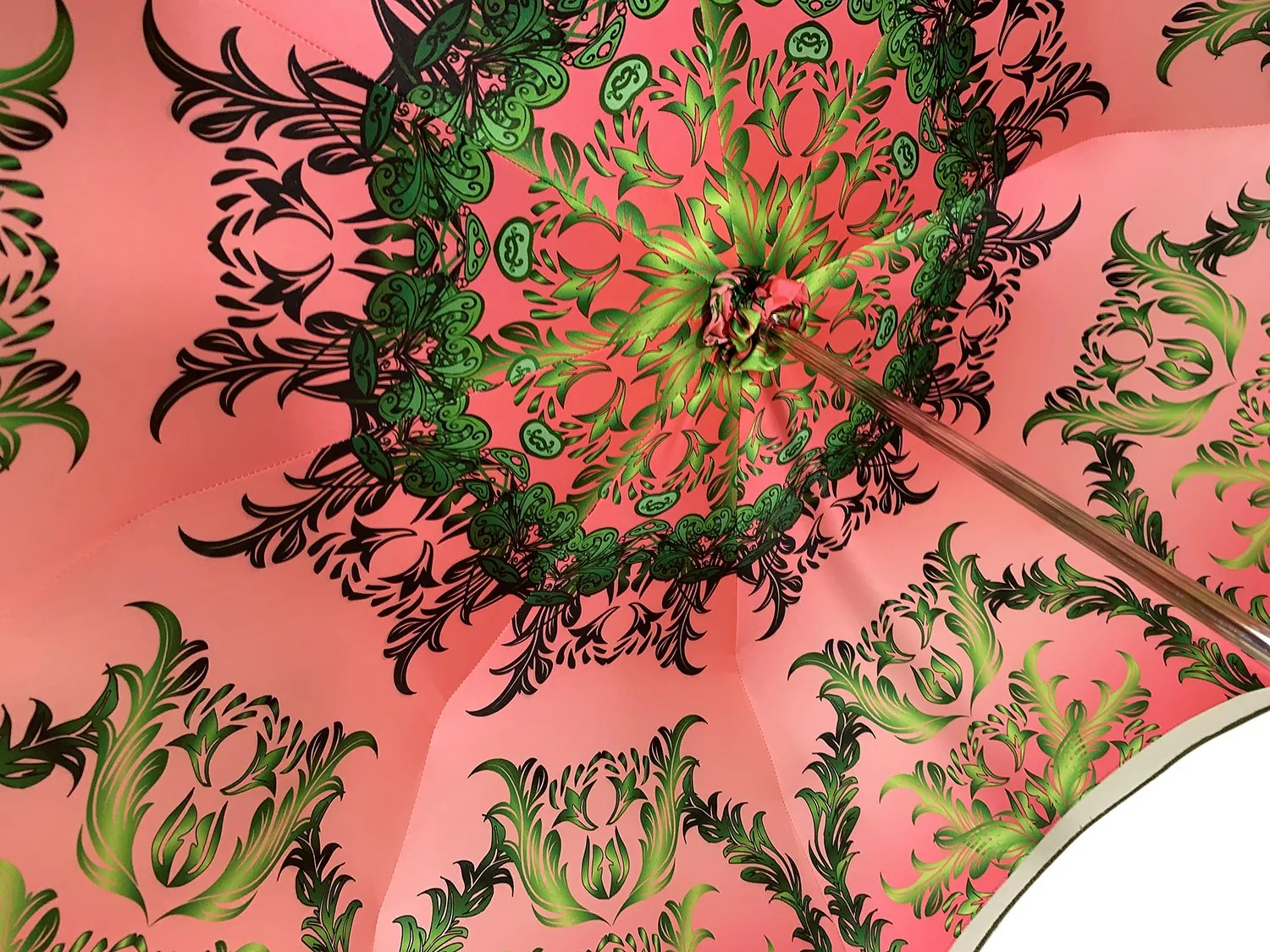 Il Marchesato Limited Edition Green and Rose abstract design