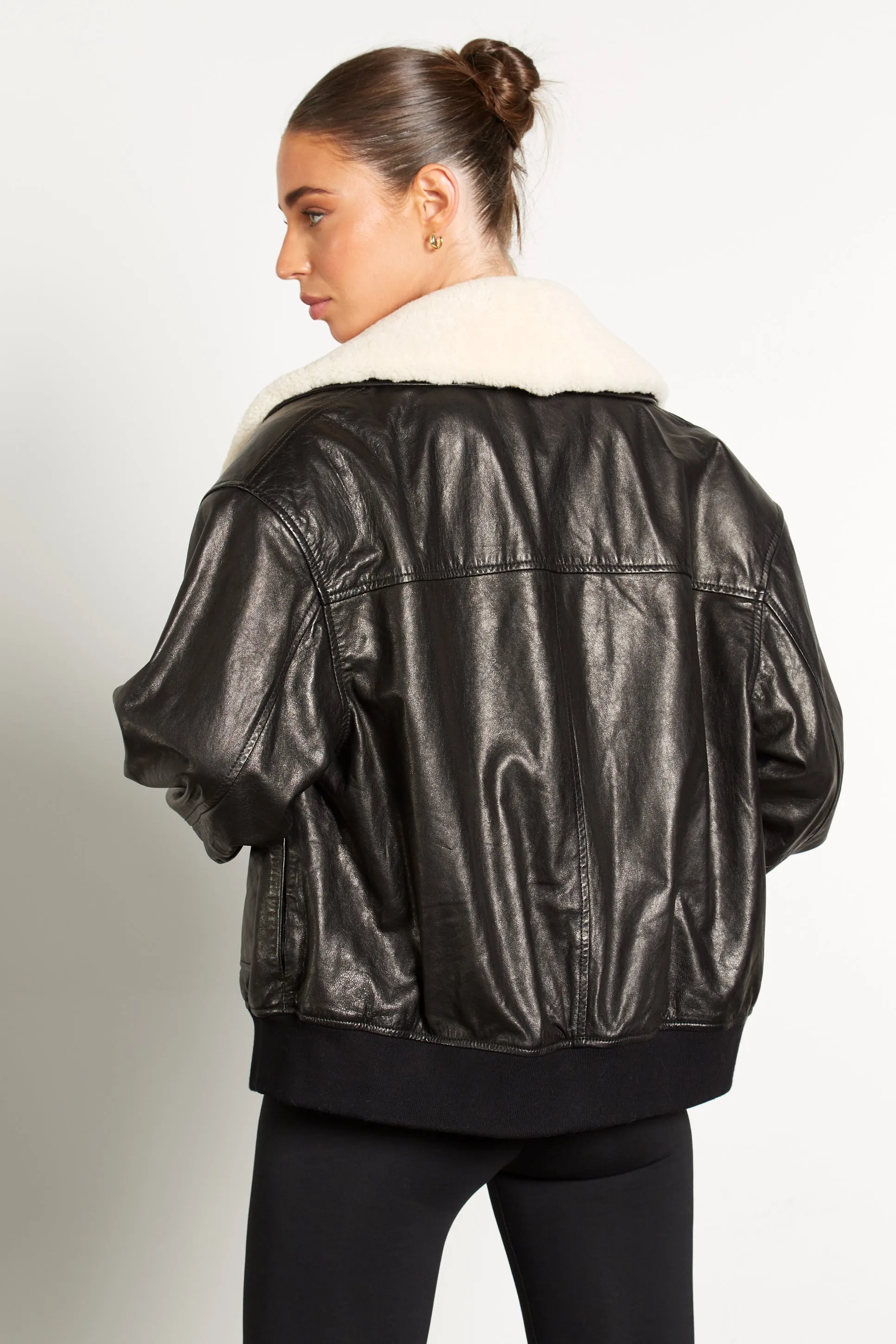 Jamie Shearling Bomber