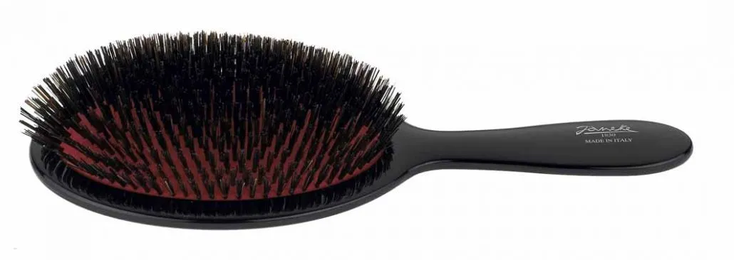 Janeke Natural Bristle Pneumatic Brush - Large, 9.25"  SP23SF NER