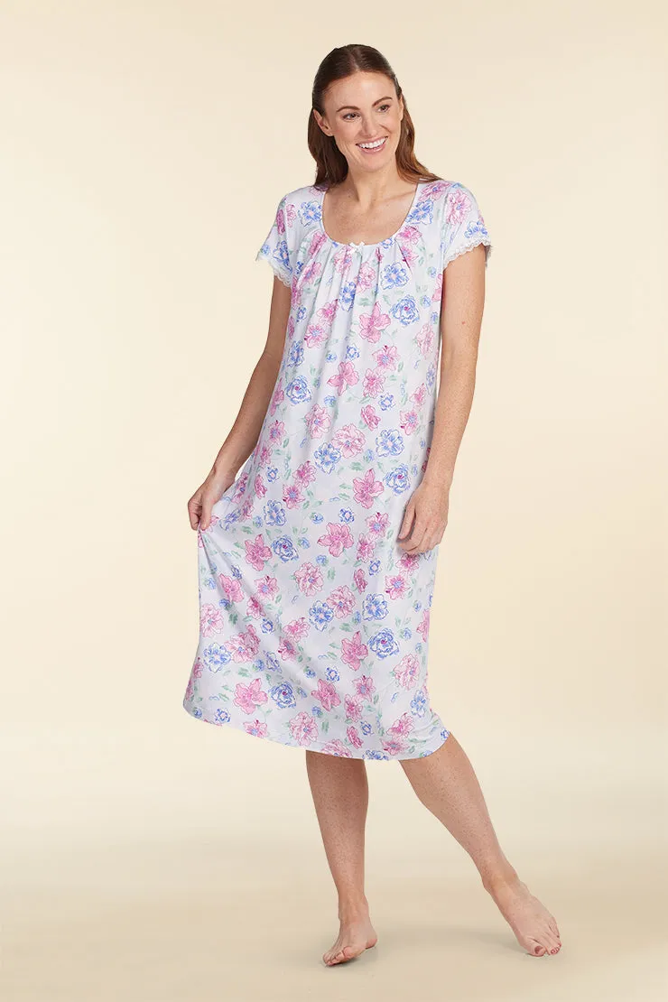 Jersey Knit Long Nightgown | Clearance only