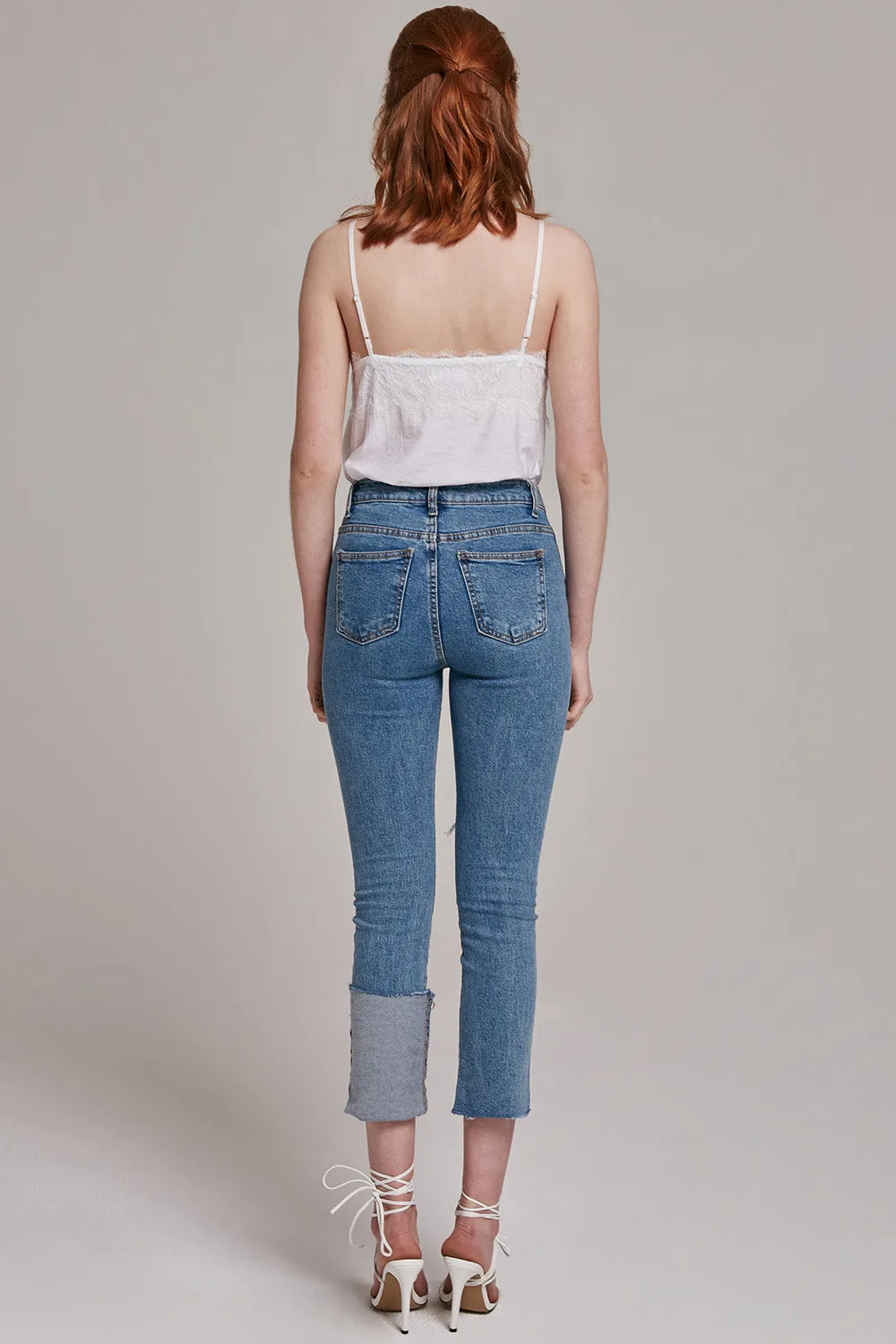 Kat Pearl Cuff Jeans