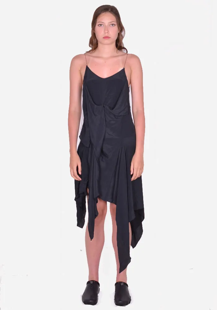 KIKO KOSTADINOV WOMEN KKWSS24D02-24 JOGAKBO DRESS CROW BLACK (New Season SS24)