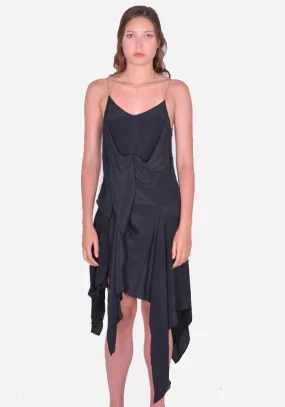 KIKO KOSTADINOV WOMEN KKWSS24D02-24 JOGAKBO DRESS CROW BLACK (New Season SS24)