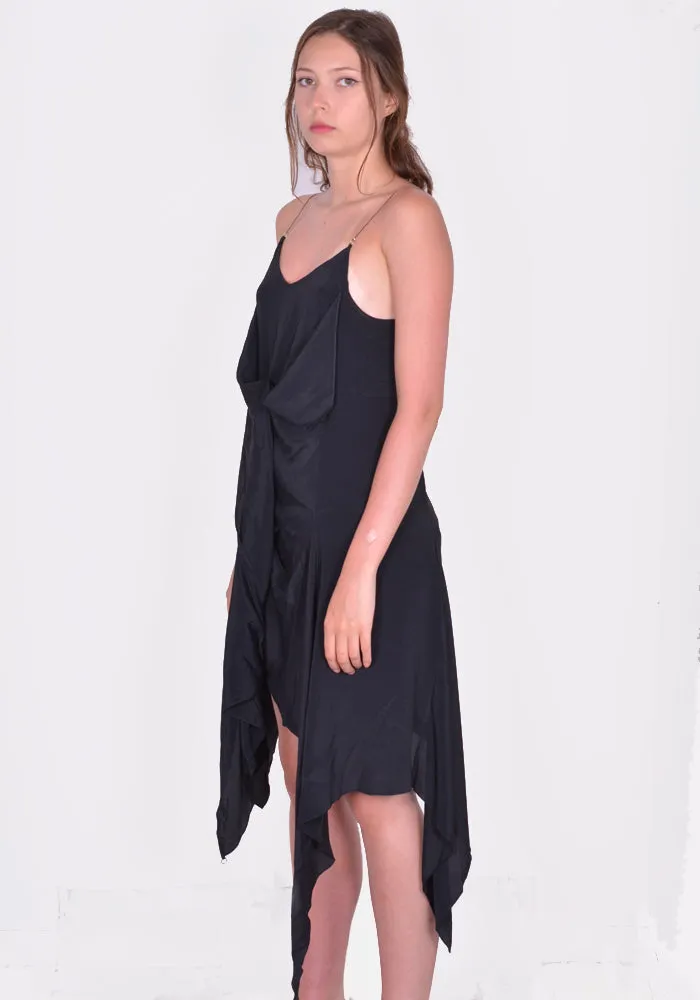 KIKO KOSTADINOV WOMEN KKWSS24D02-24 JOGAKBO DRESS CROW BLACK (New Season SS24)