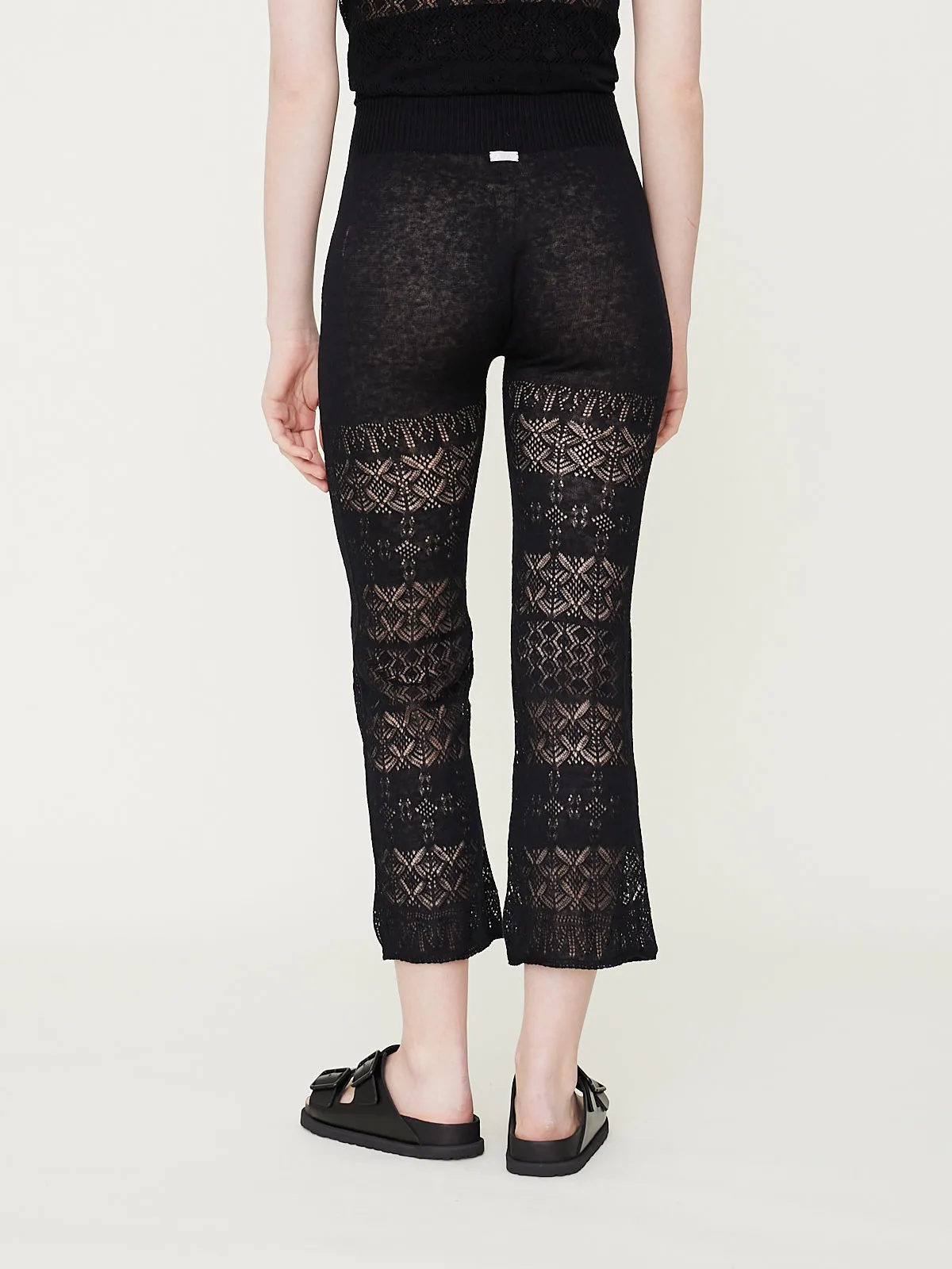 Knit Leggings in Black