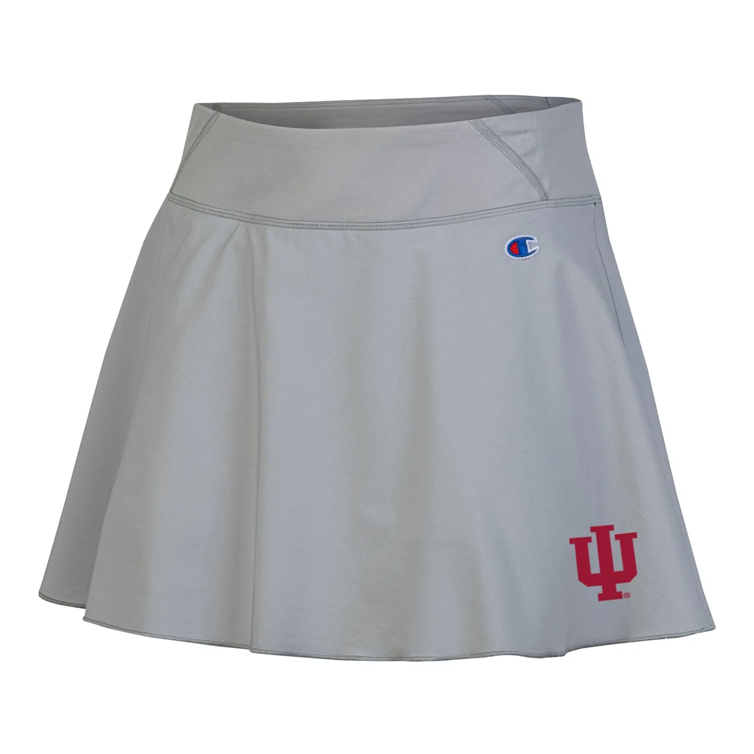 Ladies Indiana Hoosiers Fan Grey Skort