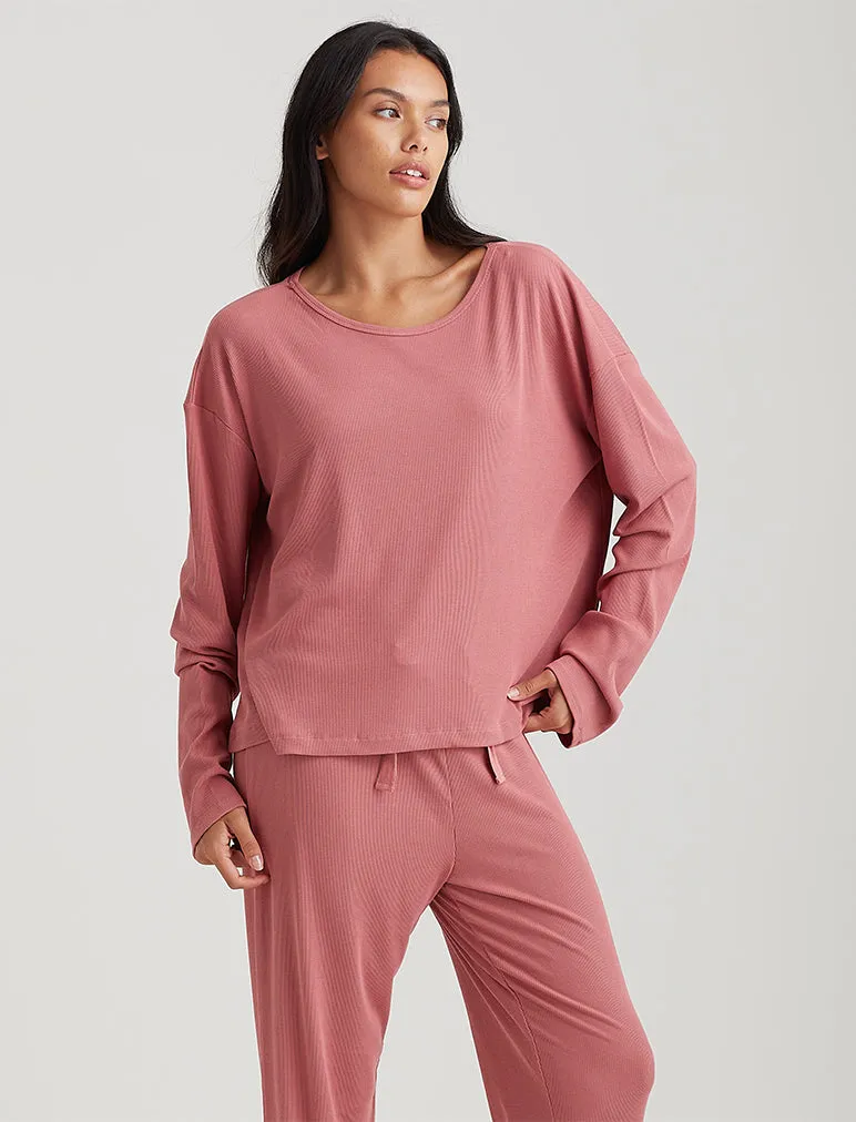 Luxe Rib Modal Soft Touch LS Tee