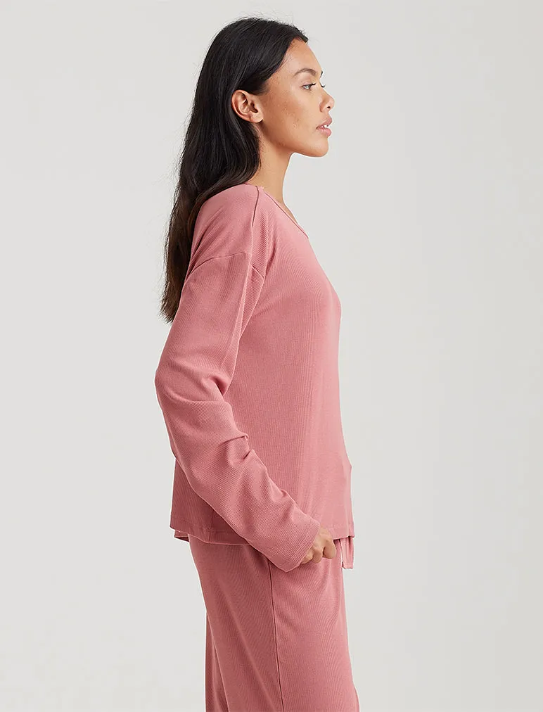 Luxe Rib Modal Soft Touch LS Tee