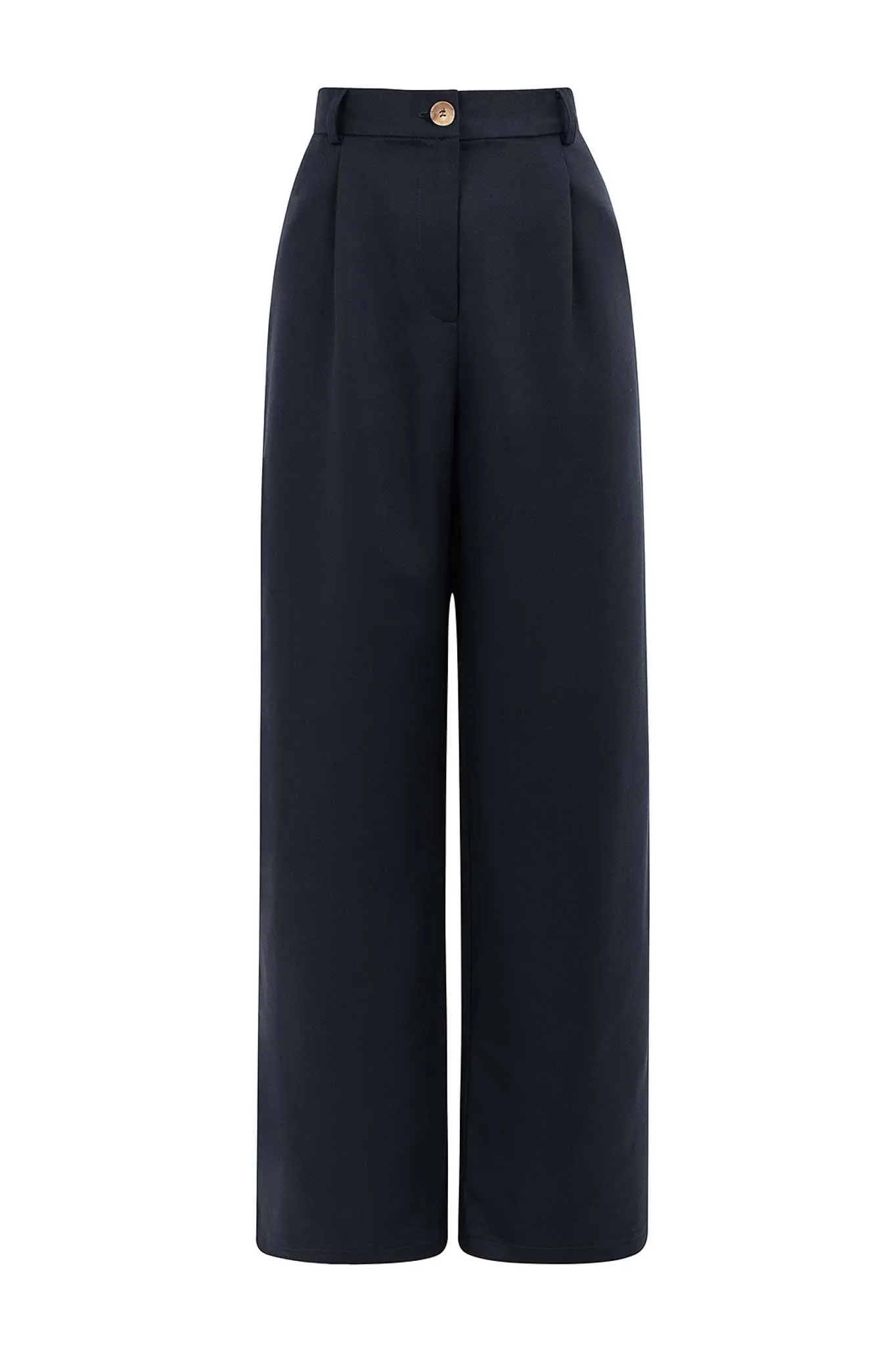 Mara Navy Tencel Trousers