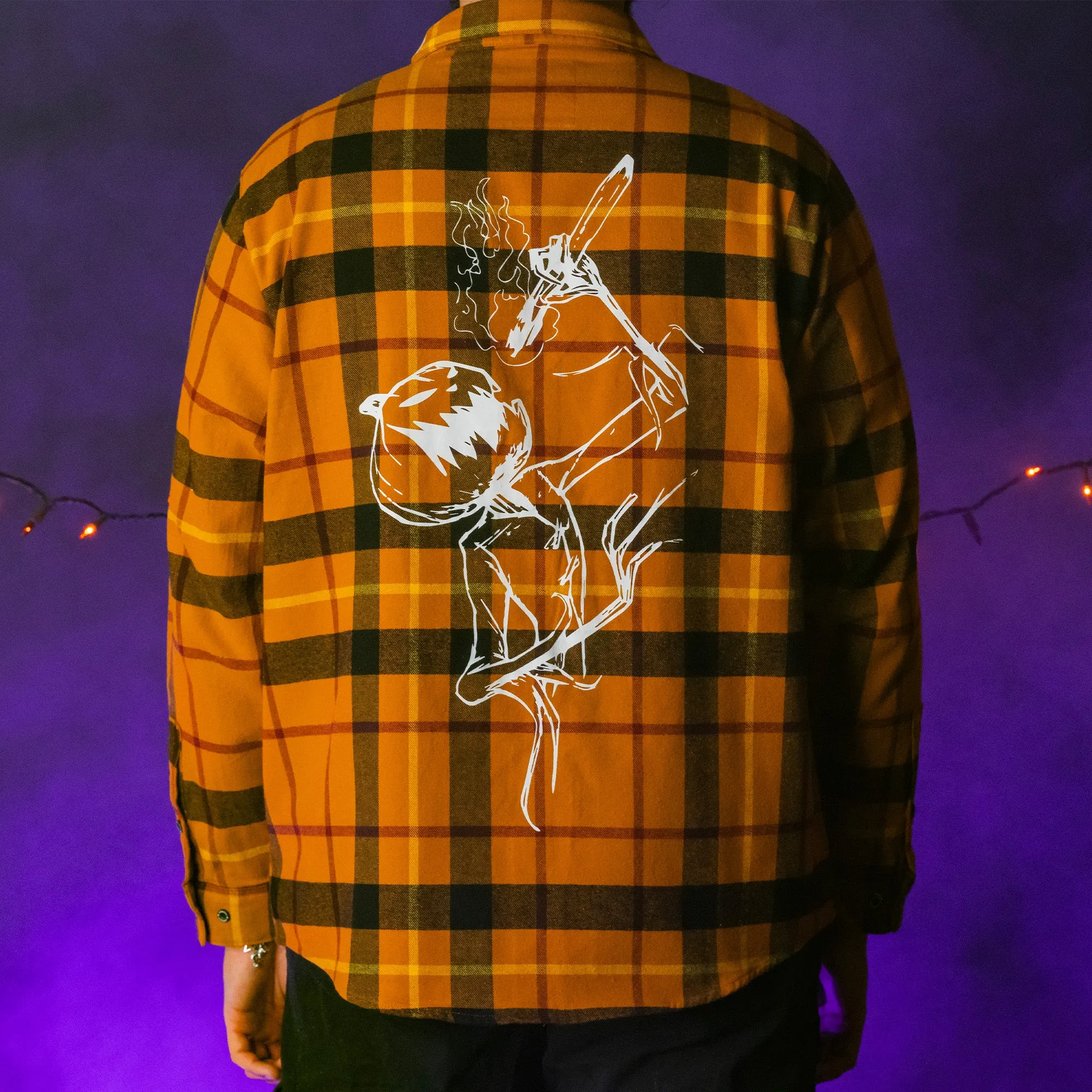 NMBC Pumpkin King Glow Flannel