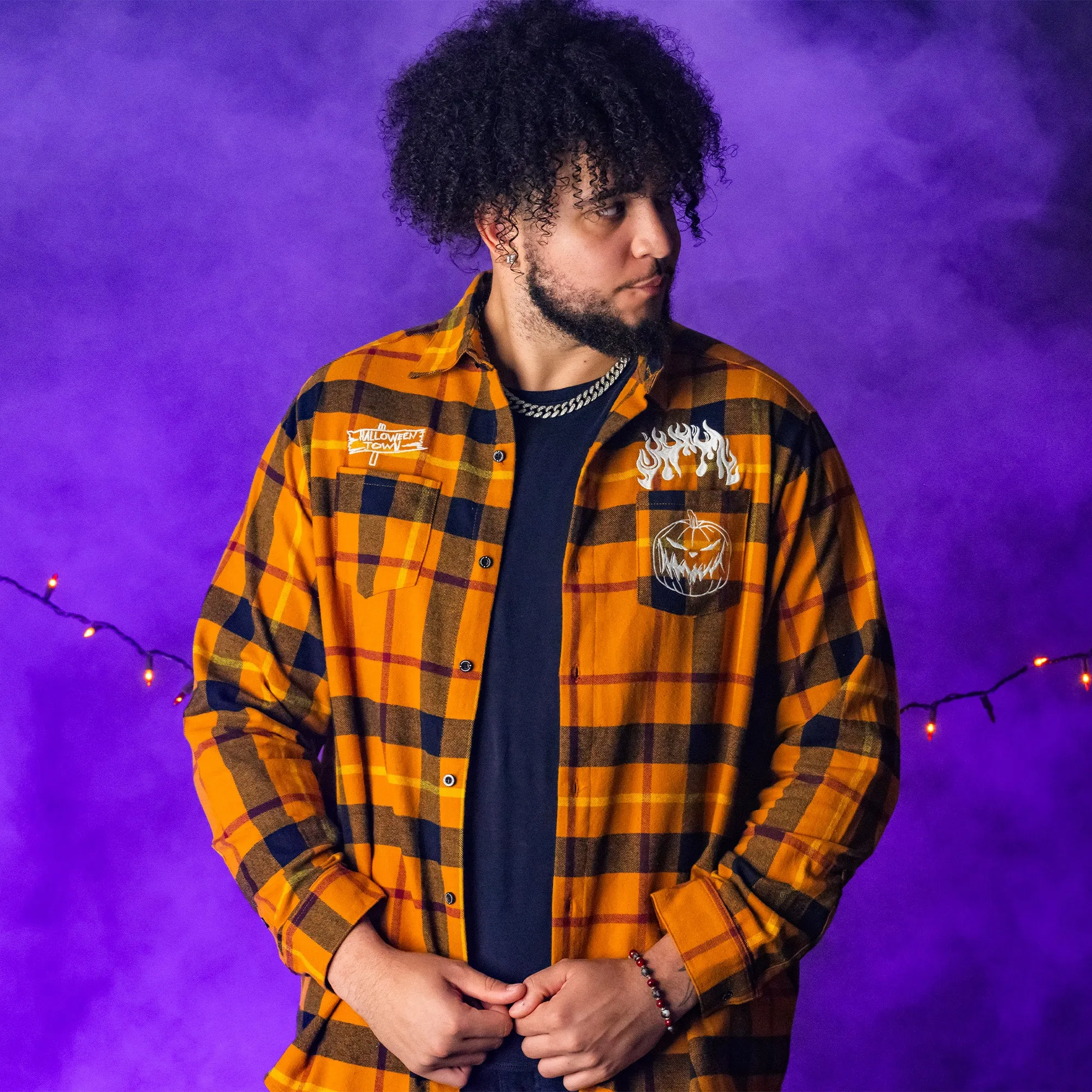 NMBC Pumpkin King Glow Flannel