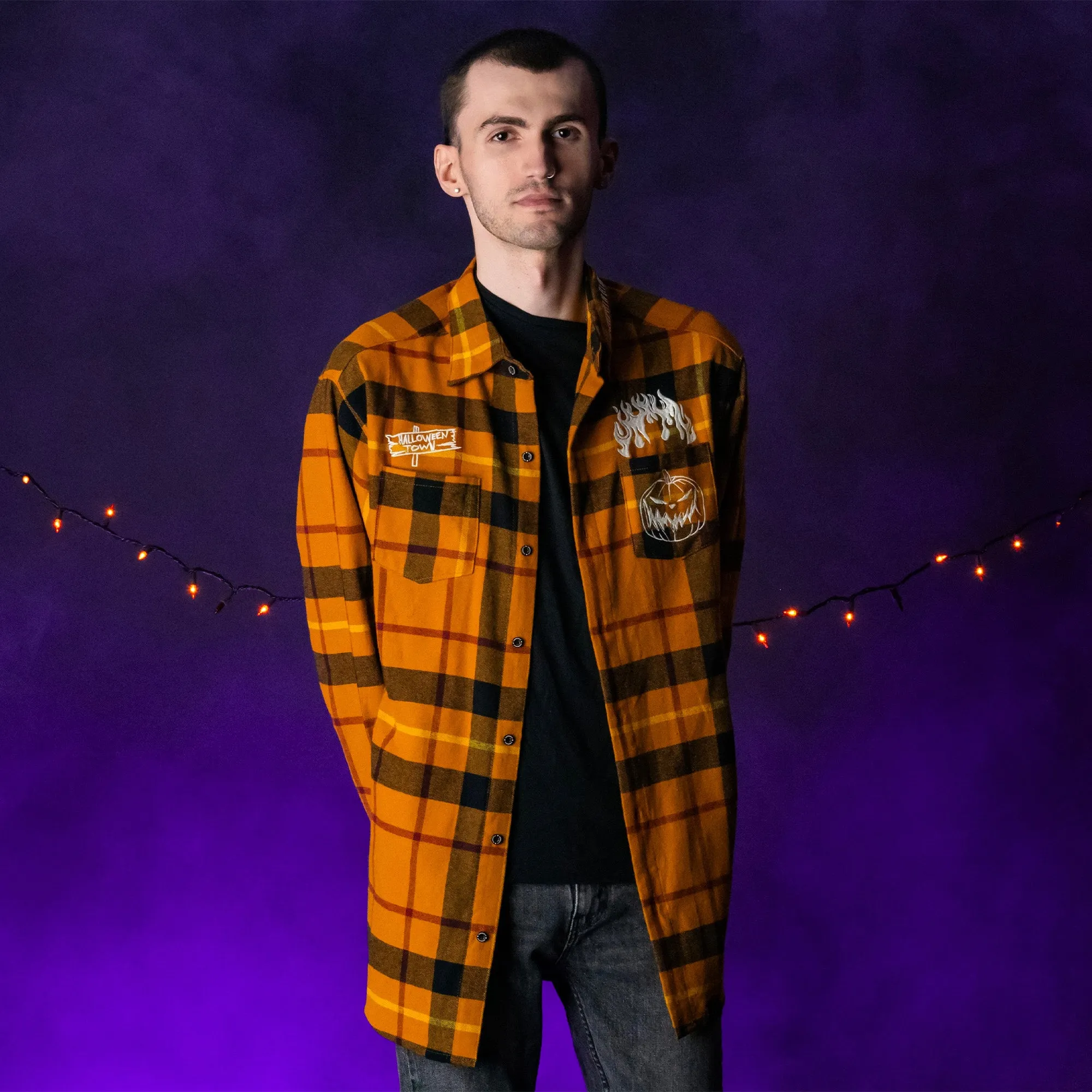 NMBC Pumpkin King Glow Flannel