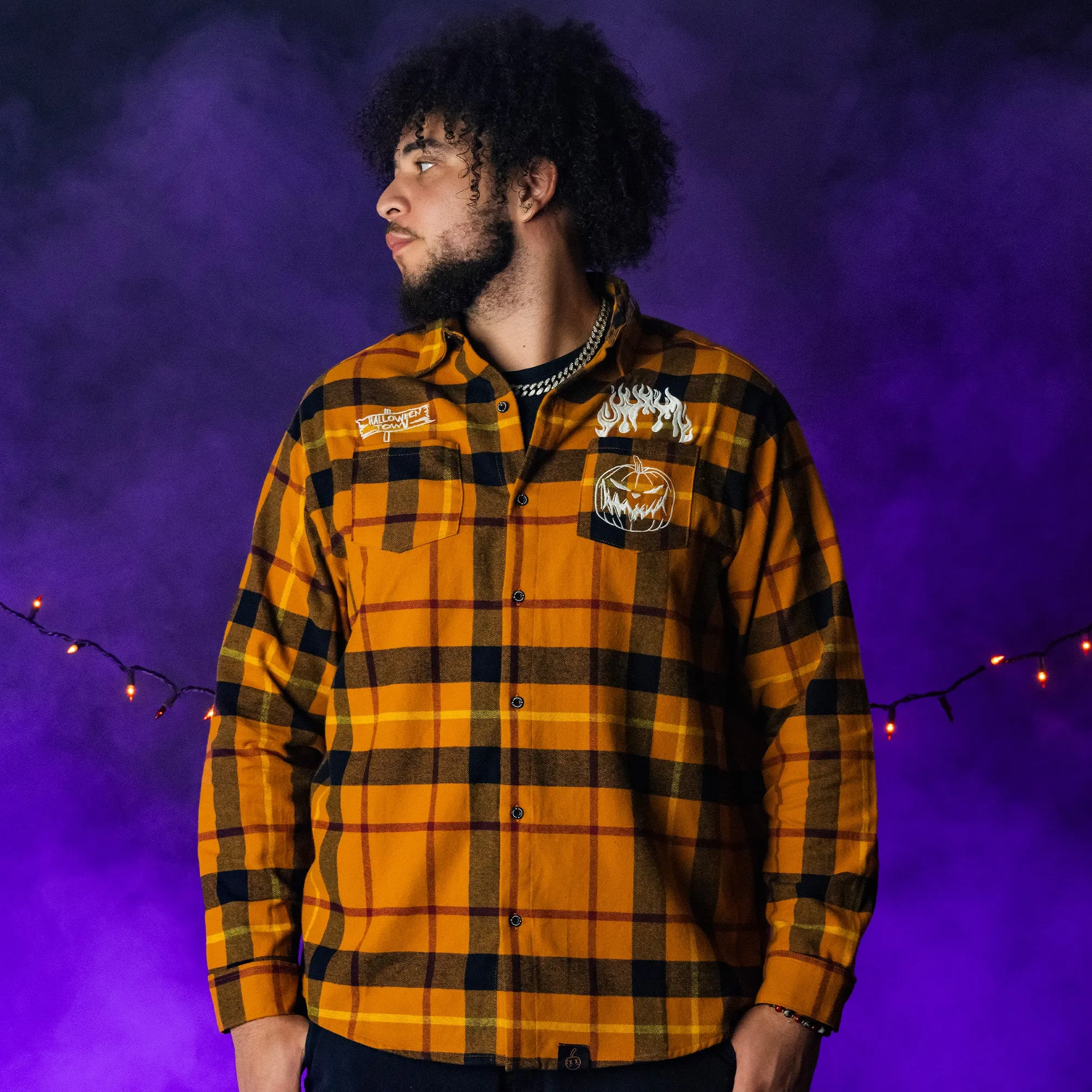 NMBC Pumpkin King Glow Flannel