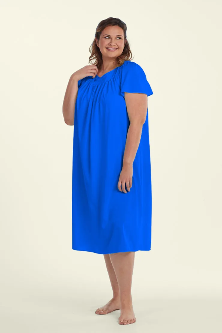 Nylon Tricot Long Nightgown