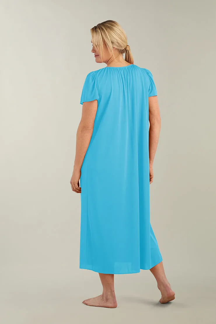 Nylon Tricot Long Nightgown