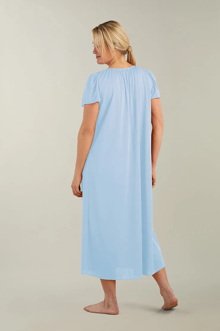 Nylon Tricot Long Nightgown