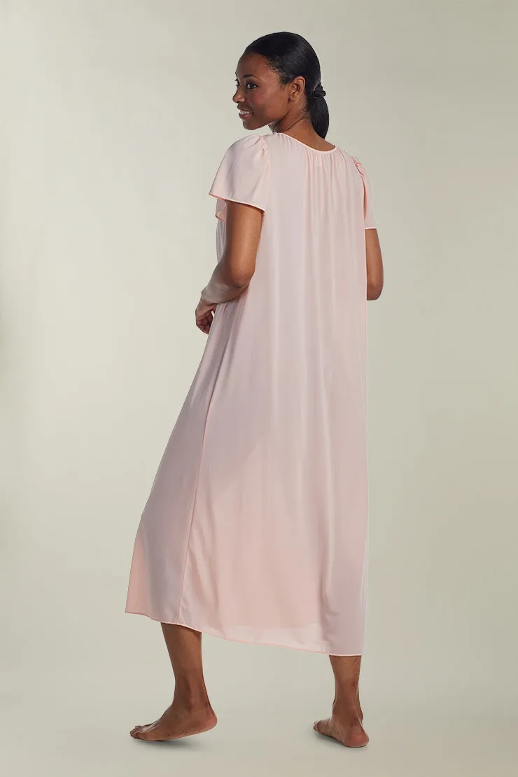 Nylon Tricot Long Nightgown