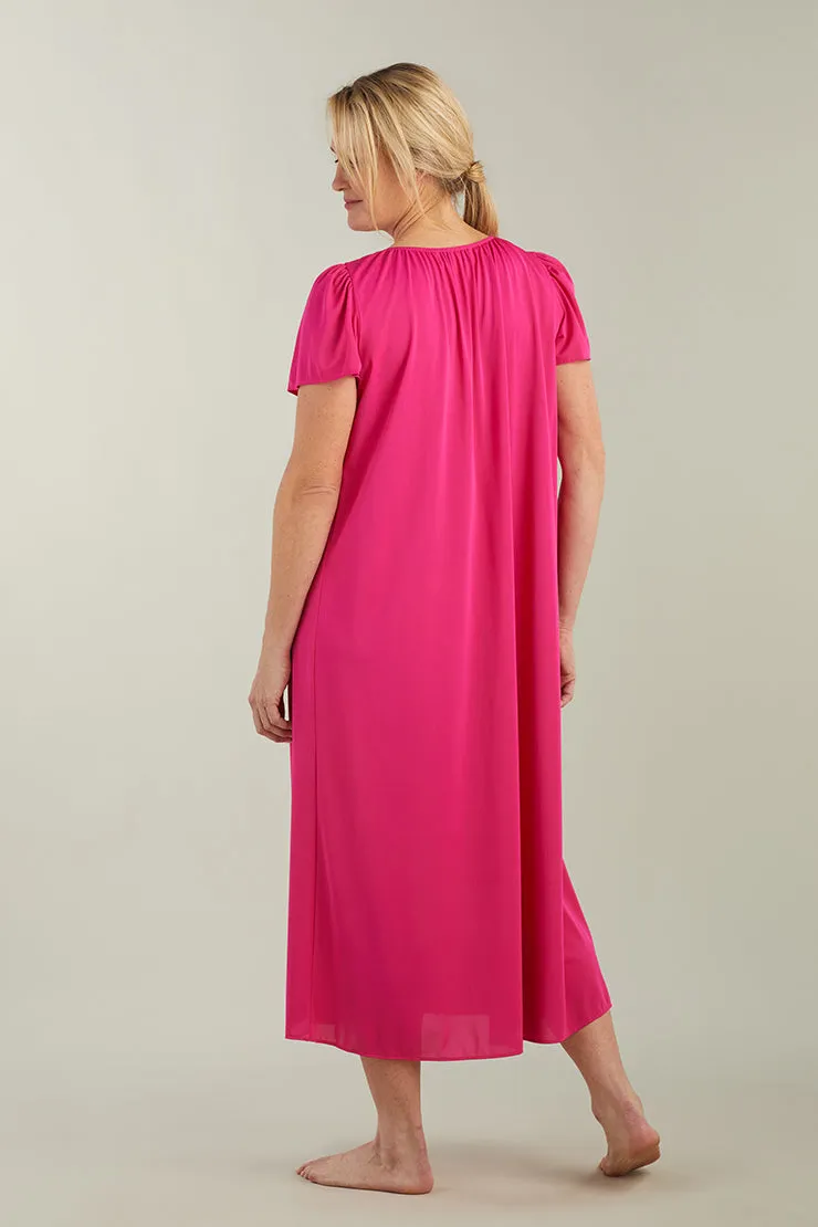 Nylon Tricot Long Nightgown