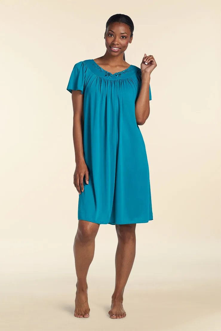 Nylon Tricot Short Nightgown