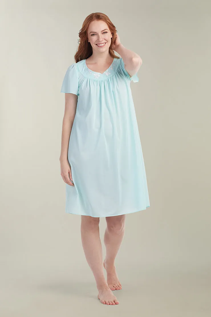 Nylon Tricot Short Nightgown