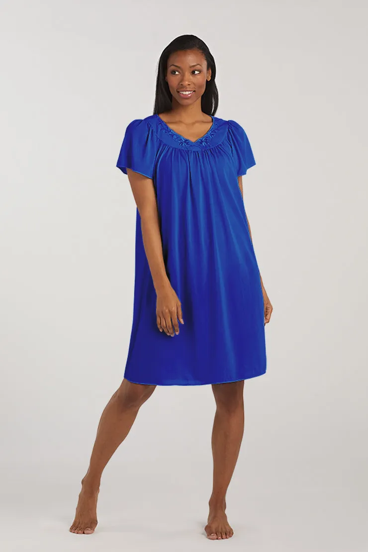 Nylon Tricot Short Nightgown