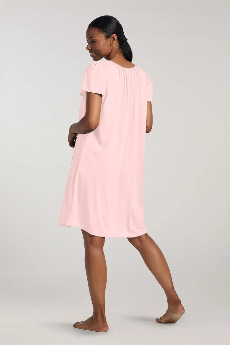 Nylon Tricot Short Nightgown