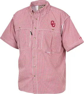 Oklahoma Plaid Wingshooter's Shirt Short Sleeve