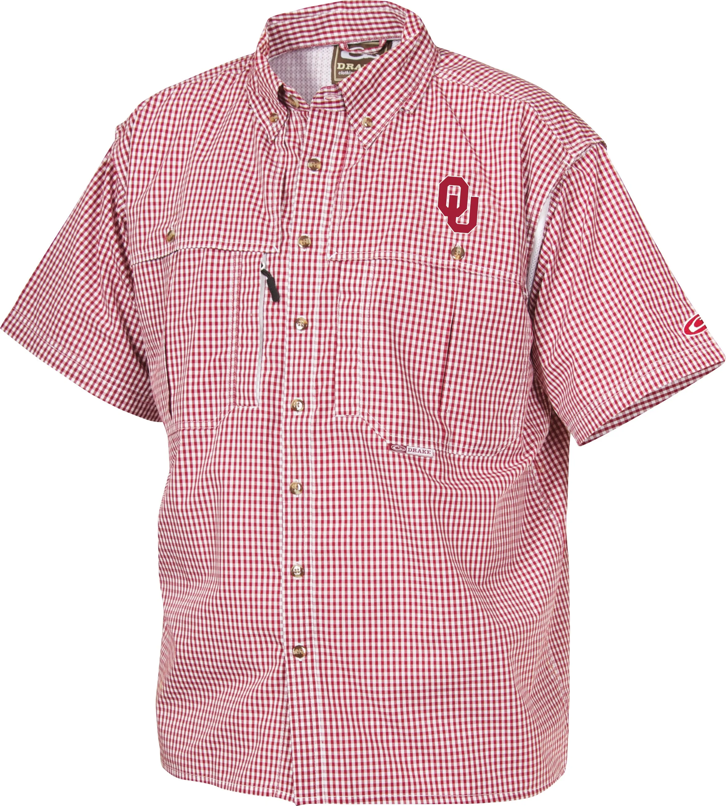 Oklahoma Plaid Wingshooter's Shirt Short Sleeve