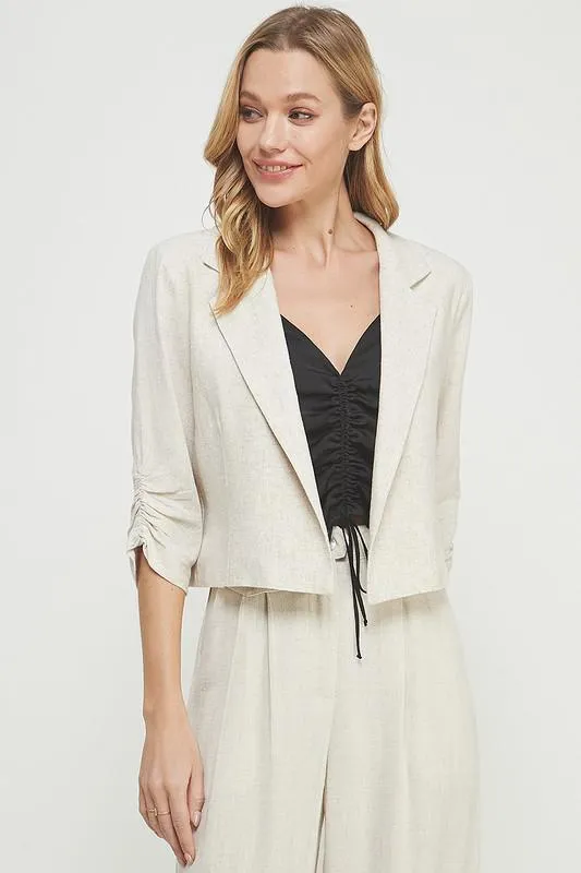 Open Cropped Blazer