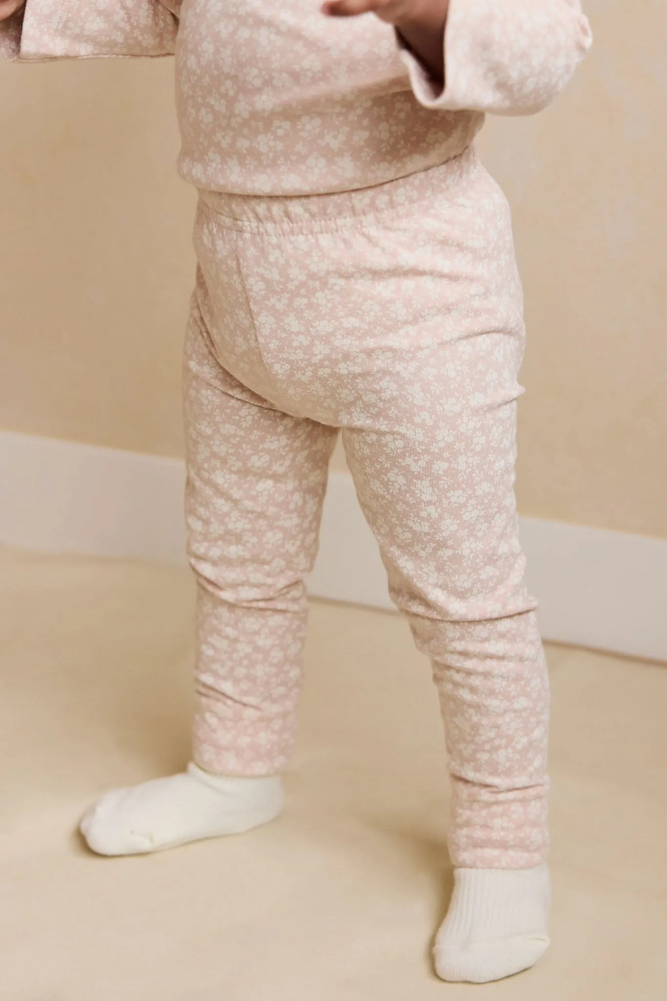 Organic Cotton Everyday Legging - Rosalie Field Rose