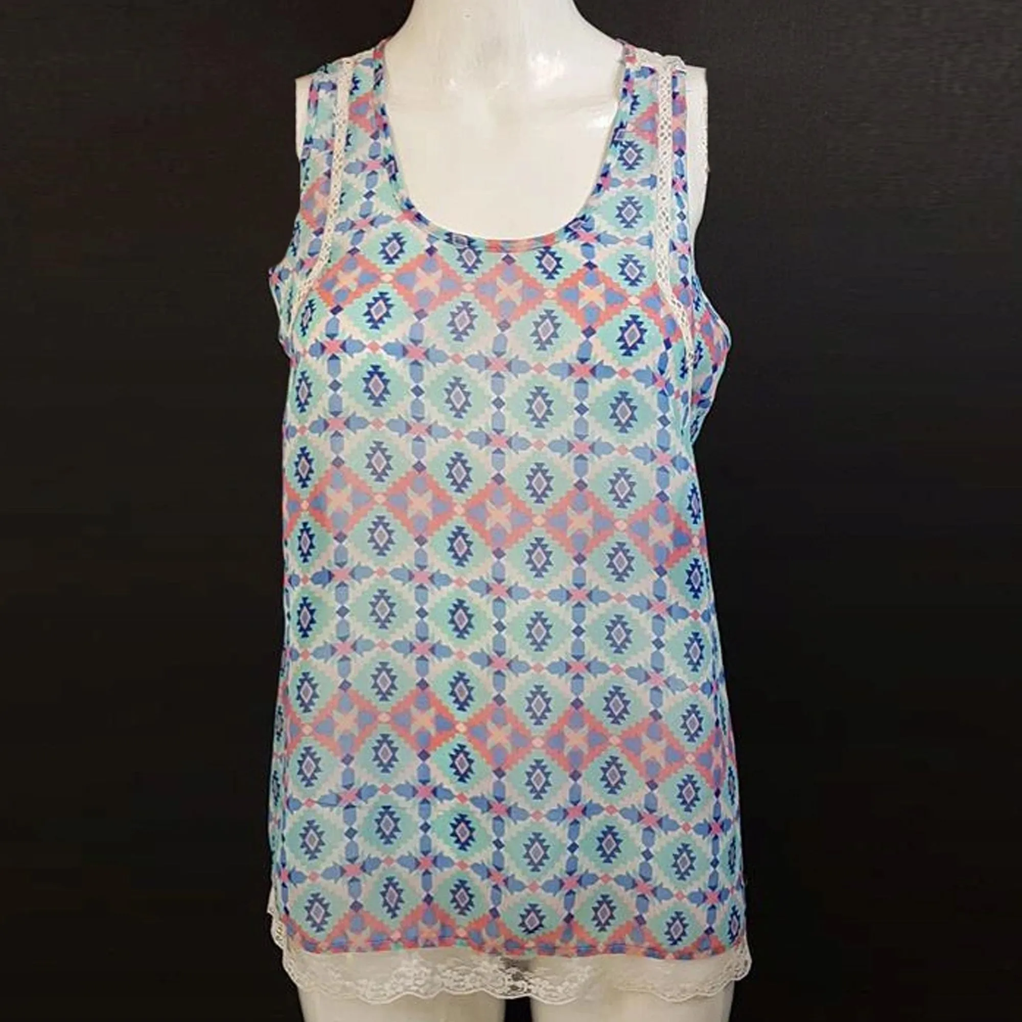 P.E.P.E.J.E.A.N.S - Womn 'Sky Blue' Classsic Sleevesless Celis Vest Top PJ1039