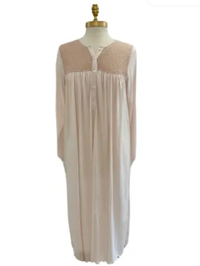 P.JAMAS~ Analisa heirloom Long w alpaca nightgown