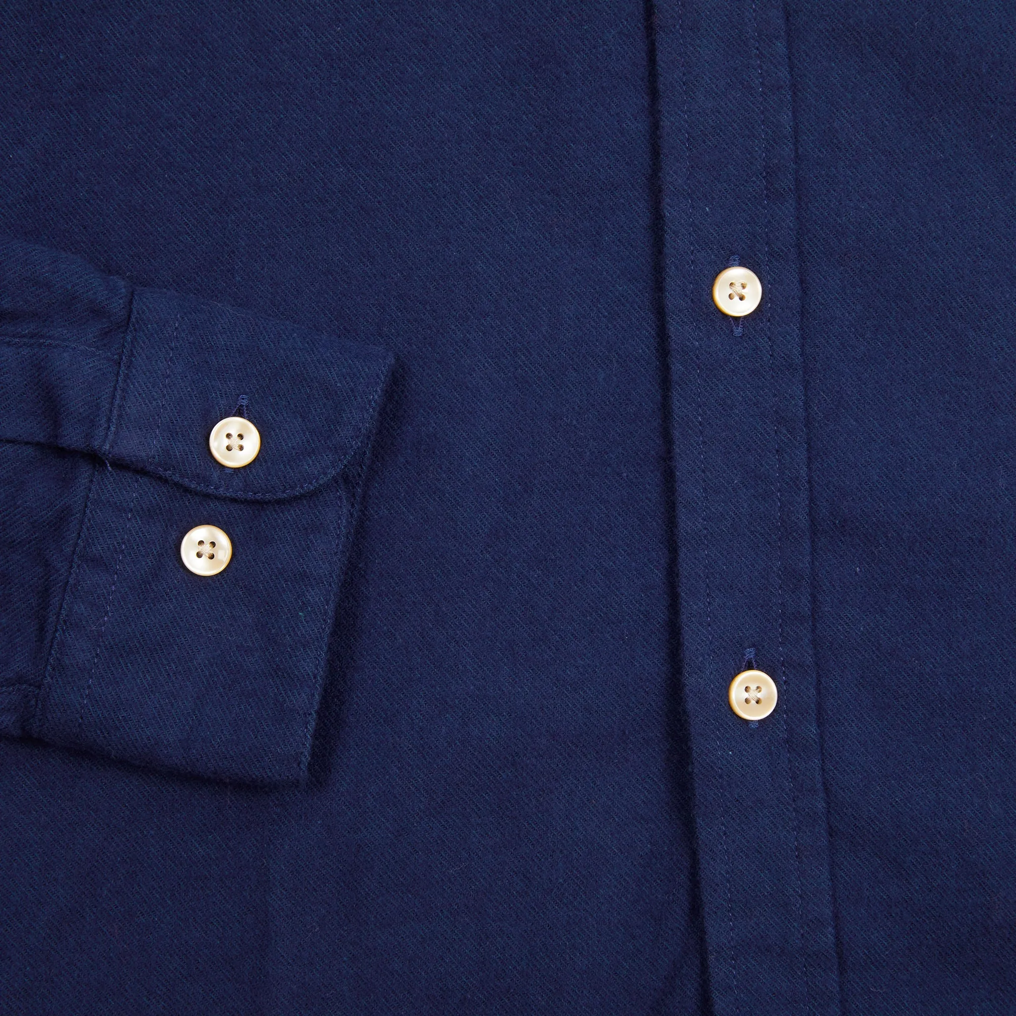 Portuguese Flannel Teca Shirt in Navy