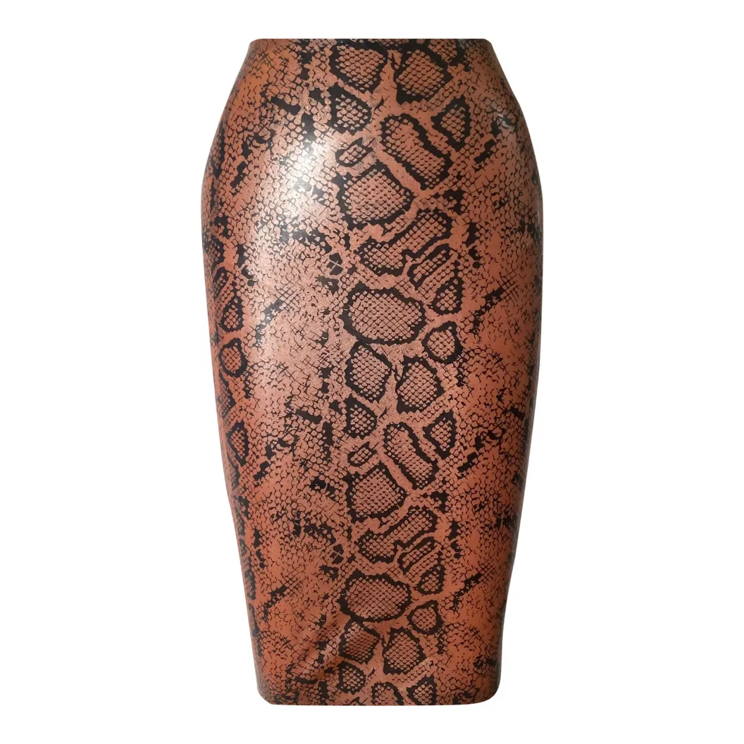 Print Pencil Skirt