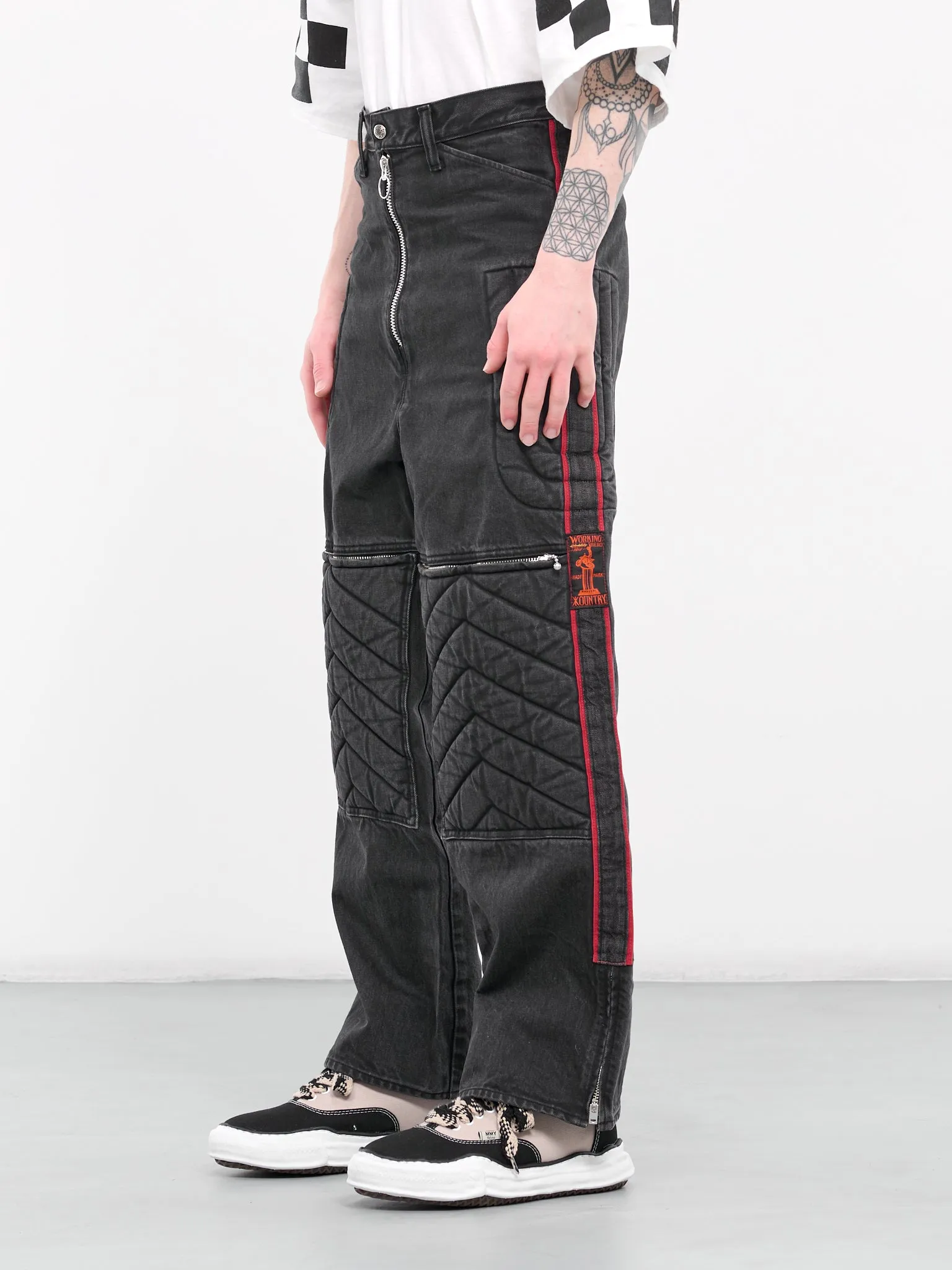 "Todoterreno" Denim Motocross Jeans (KR2402LP02-BLACK)