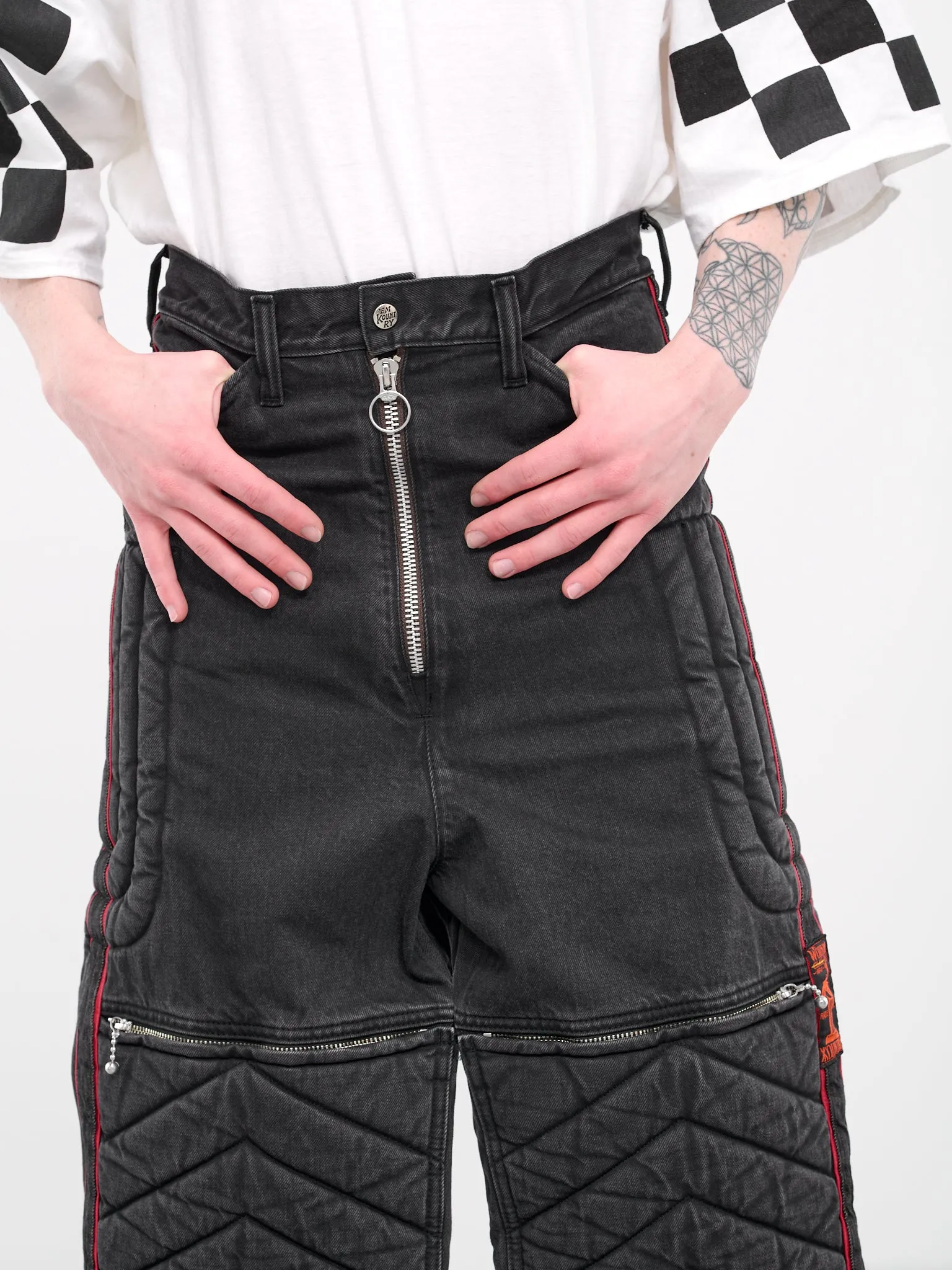 "Todoterreno" Denim Motocross Jeans (KR2402LP02-BLACK)