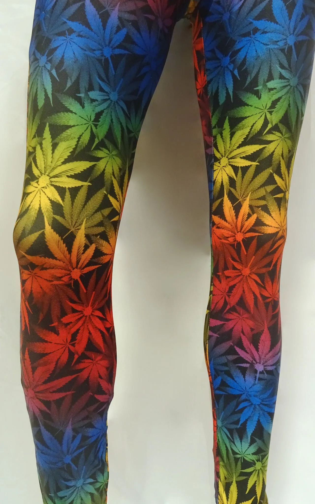 Rainbow Marijuana Leggings