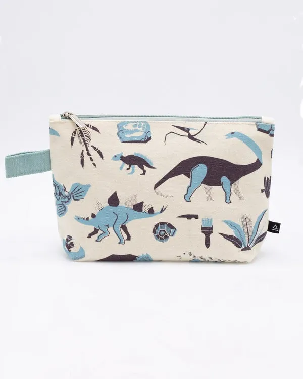 Retro Paleontology Pencil Bag