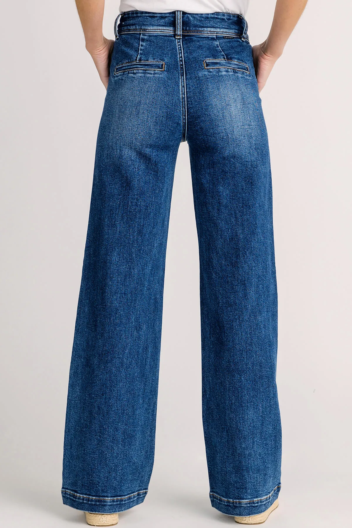 Risen Cameron High Rise Wide Leg Jeans